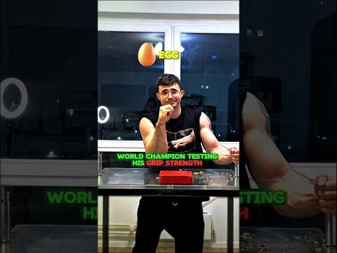World Champion Cracking Fruits with Grip Strength #armwrestling thumbnail