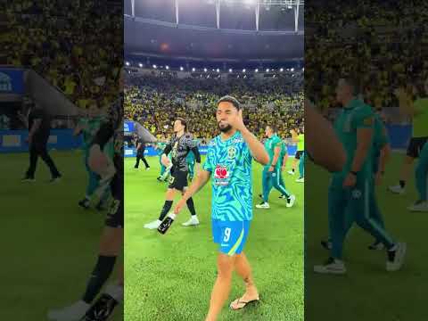 QUE NOITE DA SELEÇÃO NO MARACANÃ! 🇧🇷🔥 #shorts thumbnail