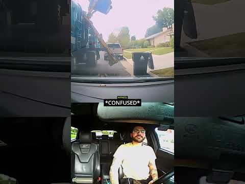 Garbage Driver LAUNCHES Trash Can! 🤣💀 thumbnail