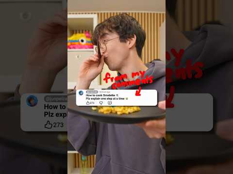 Learning to cook Omelette 😋 thumbnail