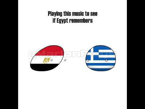 Does he remember?? #countryballs #animationmemes #history #trend #egypt #greece thumbnail
