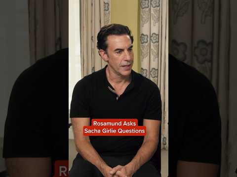 Rosamund Pike Quizzes Sacha Baron Cohen on Women Stuff #shorts #netflix thumbnail