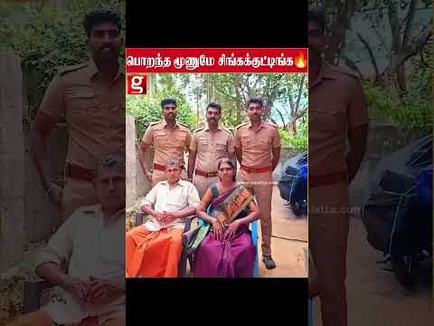 இதை விட என்ன வேணும்   பொறந்த மூணு சிங்கக்குட்டிங்க Trending Police Video Viral Video Parents Love thumbnail