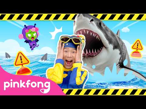 Water Safety Song | Run Away from Sharks | Super Safeguard Sammy | Pinkfong Official thumbnail
