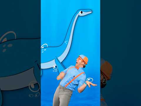 WHAT Just Swam by Blippi!? Safe Swimming with Dinosaurs?! thumbnail