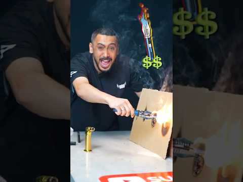 اختبار انواع الولاعات (1$ ضد 100$)!🔥 thumbnail
