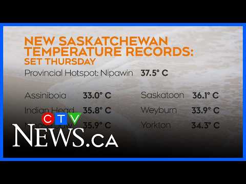 These Sask. communities broke heat records on Thursday thumbnail