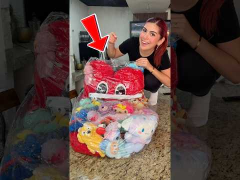 Llene una SILLA de PELUCHES!!😱🤭🧸 #hellomon #juguetes #abriendojuguetes thumbnail