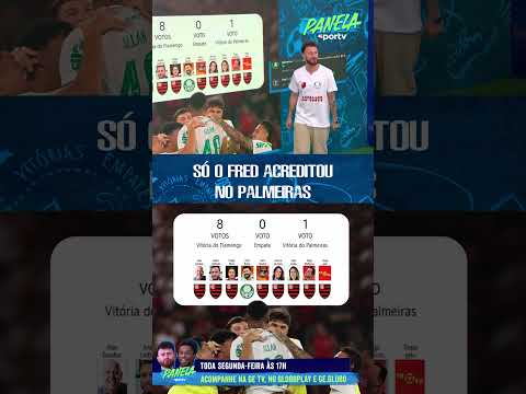 PALMEIRAS POSTOU O PALPITE DO FRED PARA O JOGO CONTRA O FLAMENGO! | #shorts | Panela Sportv thumbnail