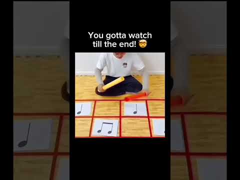 Bro unlocked the rhythm cheat code 🎶 😅 Subscribe! #shorts thumbnail