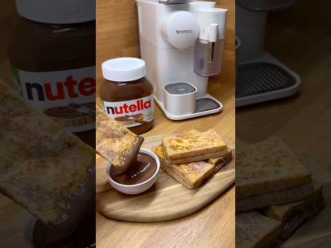 فرنش توست نوتيلا - Nutella French toast 🍞🍫 thumbnail