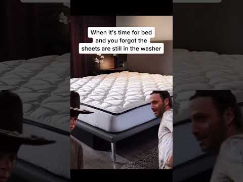 When it's time for bed and the sheets are still in the washer thumbnail