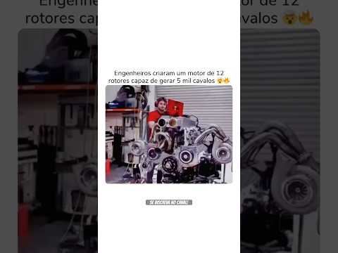 SERÁ QUE CABE NUM CHEVETTE??? #automobile #turbo #motor #motorrotativo thumbnail