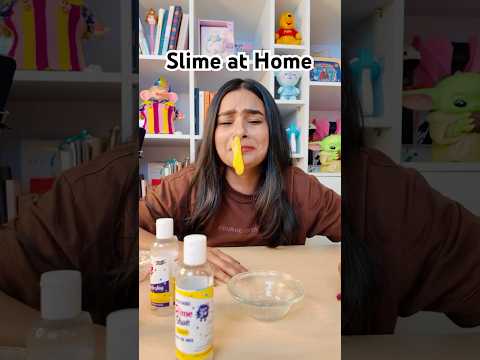 Making Slime at Home ? #crafteraditi #slime #shorts #ASMR  #unboxing @CrafterAditi thumbnail