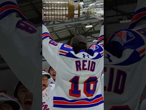 The #kitchenerrangers win their fifth #ohlchampionship series after a 4-game sweep of Barrie. #ohl thumbnail