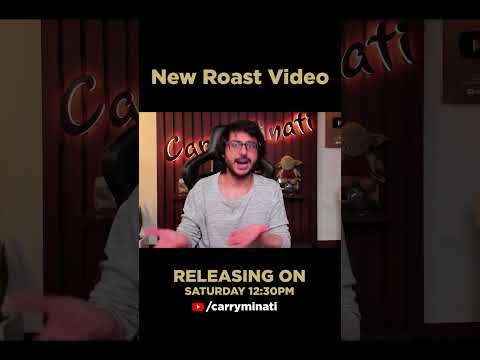 New Roast Video releasing on 16th March at 12:30 pm.          #carryminati #carryminatiroast thumbnail