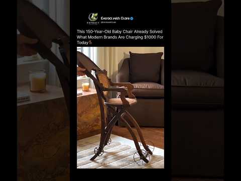 150-Year-Old Baby Chair Was Ahead of Its Time 👶🪑 thumbnail