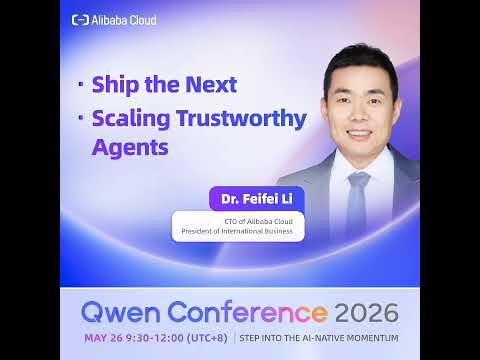 Qwen Conference 2026 | Speaker Spotlight | Dr. Feifei Li thumbnail