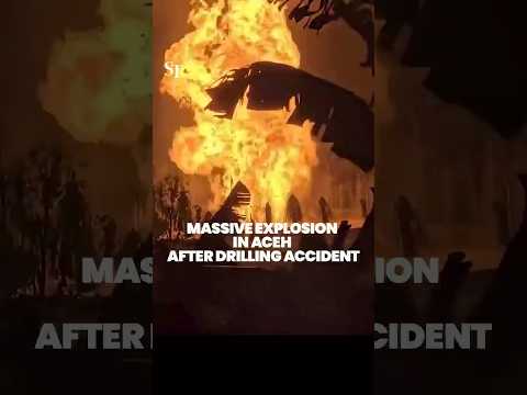 Drilling accident: Gas pocket triggers massive blast in a village in Indonesia thumbnail