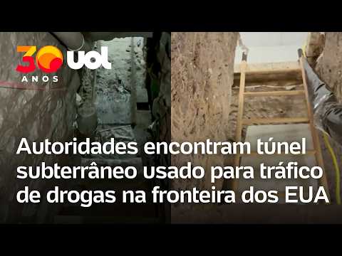 Túnel entre México e EUA é descoberto após carga de cocaína milionária ser encontrada thumbnail