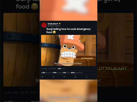 Sanji telling how to cook emergency food 😂 #anime #animeshorts #animememes #animeedits #shorts thumbnail