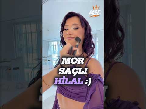 Mor Saçlı Hilal 💜 #manifestgirls #manifam #shorts thumbnail
