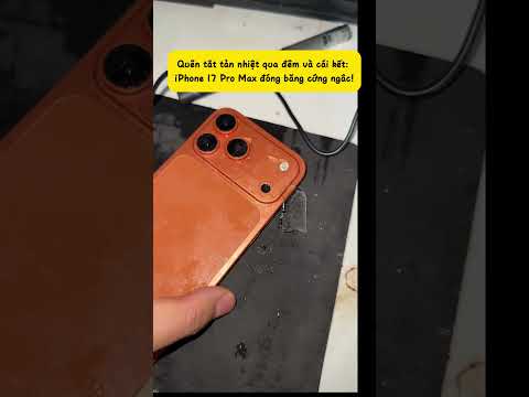 Cái kết của việc quên tắt tản nhiệt qua đêm #tannhietdienthoai  #iphone17promax #reviewcongnghe thumbnail