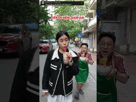 Khi nhân viên mới nhờ sếp nếm mì giúp thumbnail