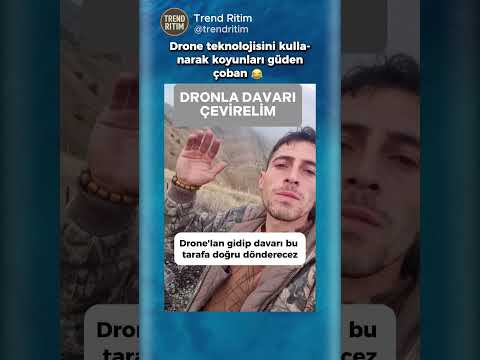 Drone Kullanarak Koyunları Güden Çoban 😂😁 thumbnail
