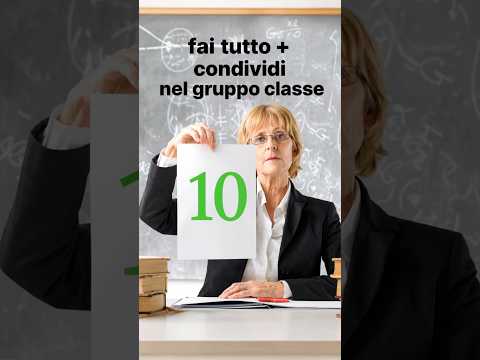 Scegli il voto che la prof dovrà darti thumbnail