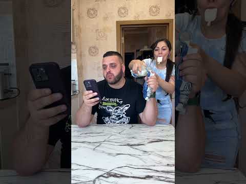 OMG She ate his ice cream!😂 #shorts Best video by MoniLina thumbnail