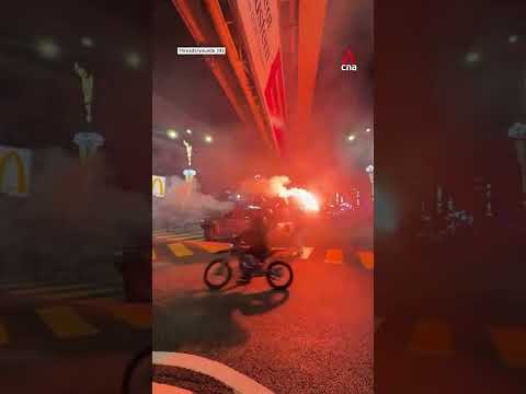 Malaysian police arrest 15 over flare stunt in KL thumbnail