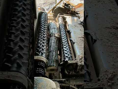 The process of tree straightness polishing- Good tools and machinery make work easy thumbnail