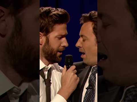 #JohnKrasinski and Jimmy perform #BoyzIIMen in the first-ever Lip Sync-Off! 🎤 #FallonFlashback thumbnail
