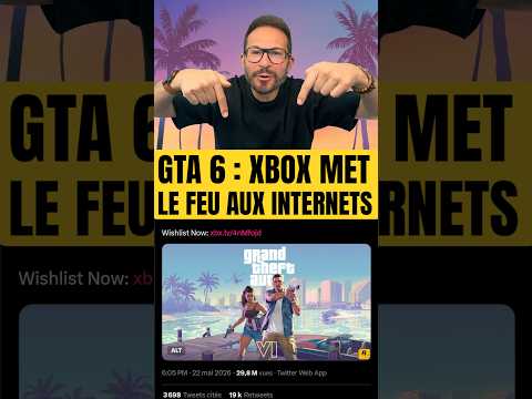 GTA 6 ⚠️ XBOX MET LE FEU À INTERNET !!! thumbnail