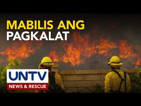 Mga residente, pinalikas kasunod ng brushfire malapit sa Los Angeles thumbnail