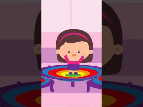 Follow the Colors and Jump 🌈 | The Kiboomers Brain Breaks #shorts thumbnail