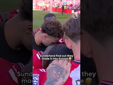 The Exact Moment Sunderland Qualified For Europe 🔥 thumbnail