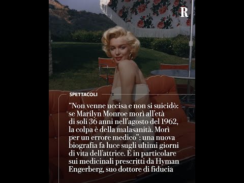 Marilyn Monroe, colpo al complottismo: “Morì per un errore del medico” thumbnail