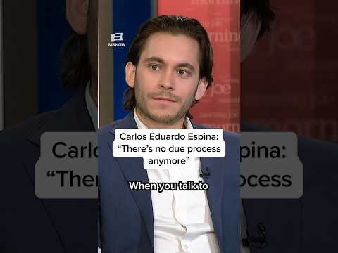 Carlos Eduardo Espina: “There’s no due process anymore” thumbnail