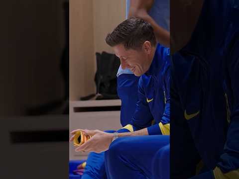 ???????????’? ????????. Only for YouTube Members ? #shorts #lewandowski #fcbarcelona thumbnail