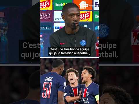 🎙️🇫🇷 Dembélé : "Arsenal est une très bonne équipe"🤔  #shorts thumbnail