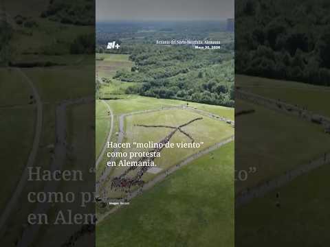 Protestan con “Molino de Viento” en Alemania thumbnail
