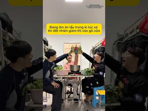 Lén lút Ăn Lẩu trong kí túc xá.#haihuoc #giaitri thumbnail
