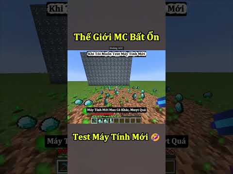 Khi Tôi Test Máy Tính Mới Mua Trong Minecraft 🤣 #shorts thumbnail