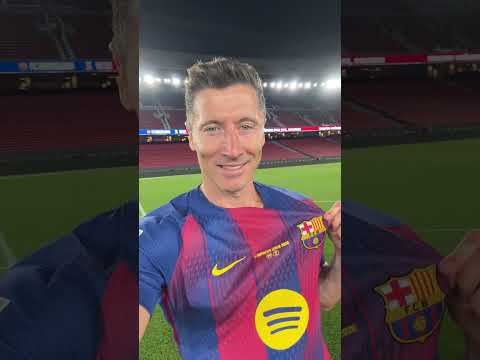 We'll miss you too, Robert 🥹 #shorts #fcbarcelona #lewandowski thumbnail