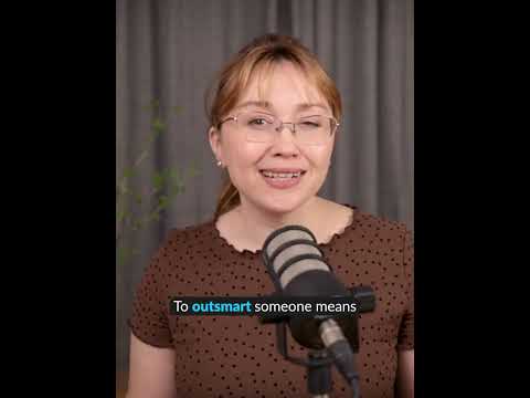 Idiom of the Day: Outsmart 🧠  #RealLifeEnglish thumbnail