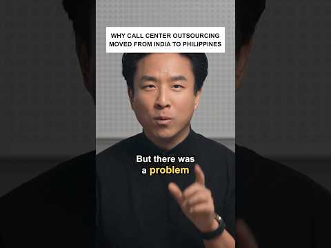 Why Call Center Outsourcing Moved from India to Philippines #shorts thumbnail