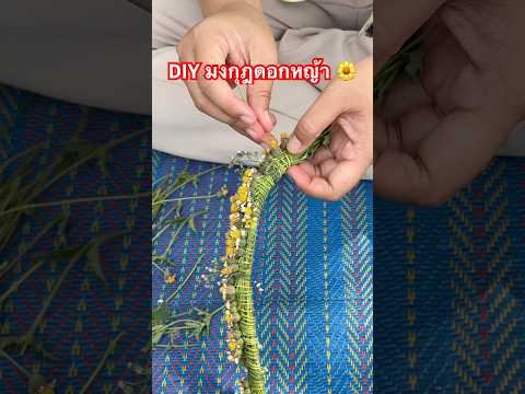 Diy มงกุฎจากดอกหญ้า 🌱🌼 #ลองดู #ยุค90 #diy #ฝากติดตาม #หมูหมีจัดให้ #เอ็นจอยคับผม thumbnail