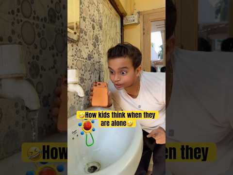How kids think when they are alone?? #shorts #trending thumbnail